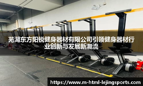 芜湖东方阳锐健身器材有限公司引领健身器材行业创新与发展新潮流